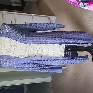 Lauren Conrad Pointelle Duster/Cardigan